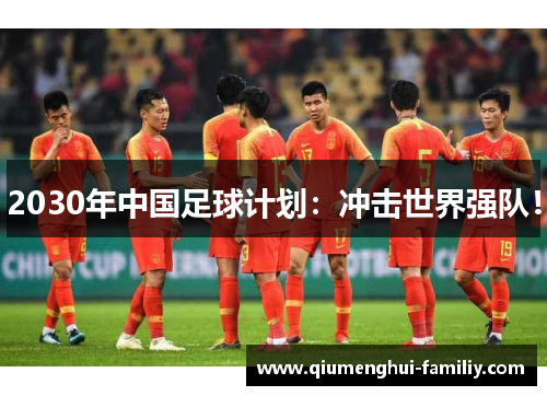 2030年中国足球计划：冲击世界强队！
